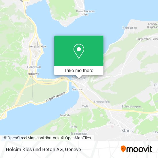 Holcim Kies und Beton AG map