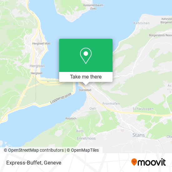 Express-Buffet map