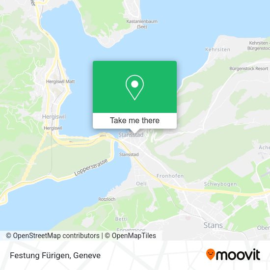 Festung Fürigen map