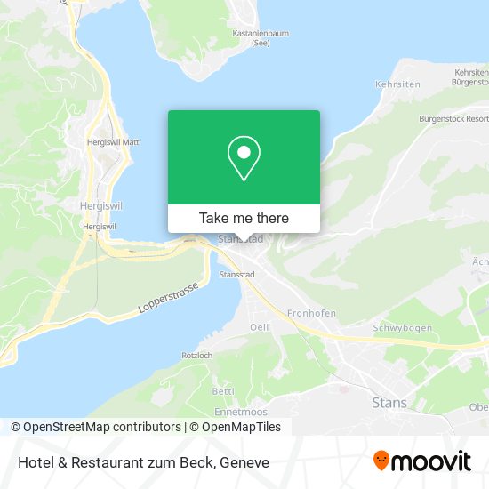 Hotel & Restaurant zum Beck map