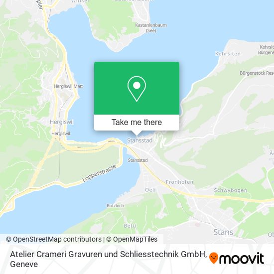Atelier Crameri Gravuren und Schliesstechnik GmbH map