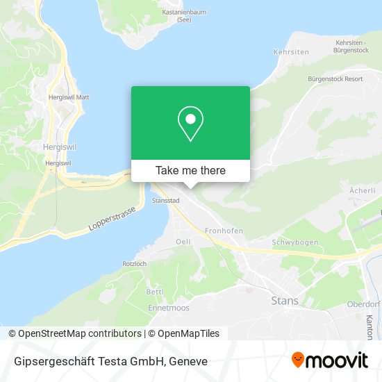 Gipsergeschäft Testa GmbH map