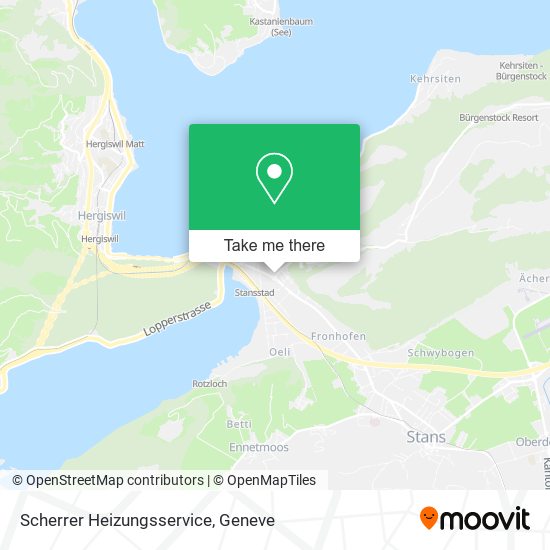 Scherrer Heizungsservice map