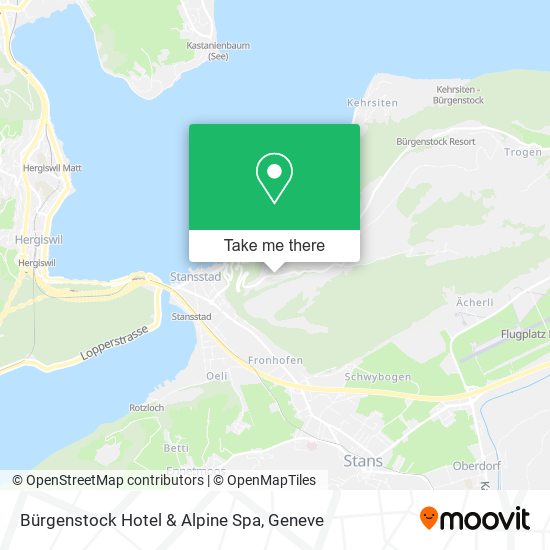 Bürgenstock Hotel & Alpine Spa map
