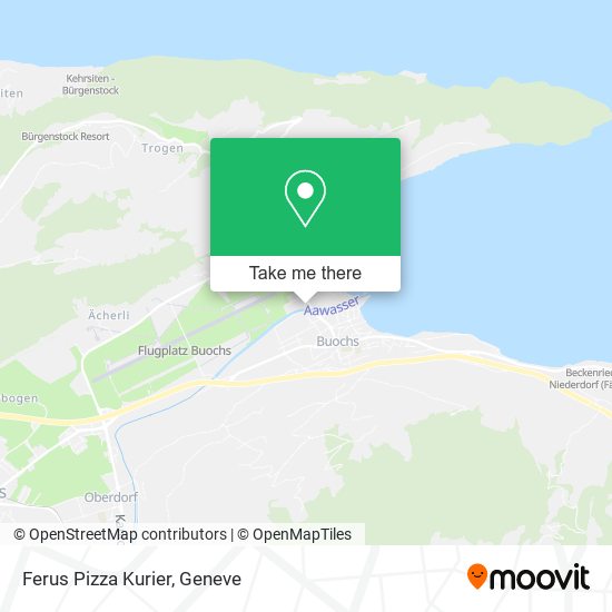 Ferus Pizza Kurier map