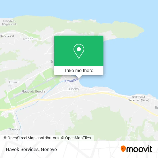 Havek Services map