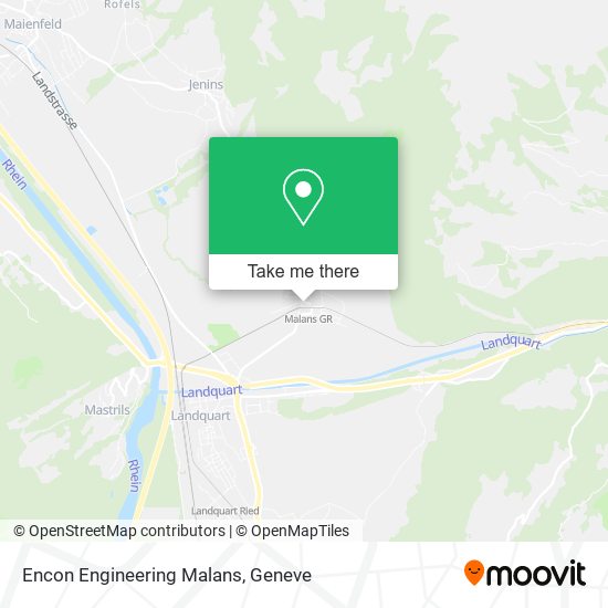 Encon Engineering Malans map