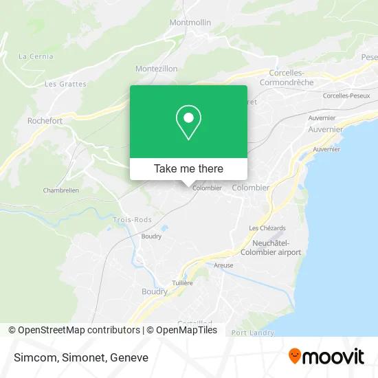 Simcom, Simonet map
