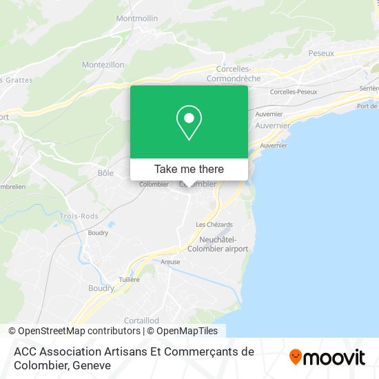 ACC Association Artisans Et Commerçants de Colombier map