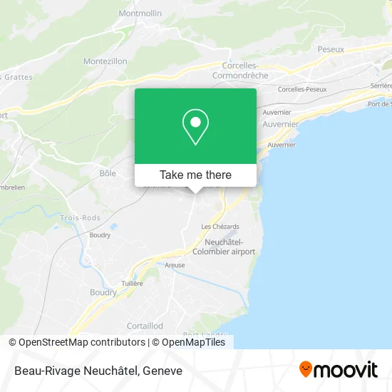 Beau-Rivage Neuchâtel map