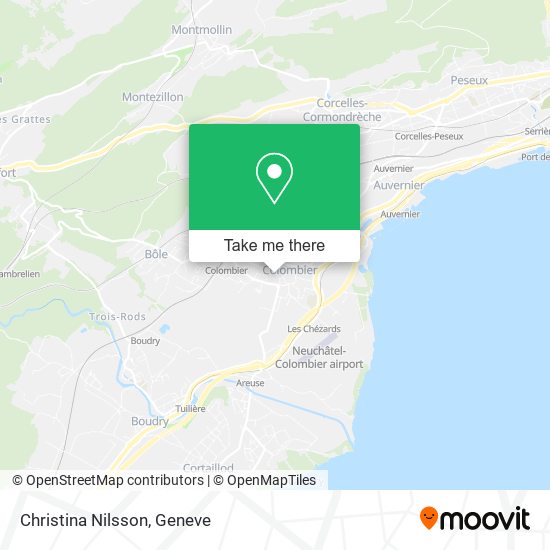 Christina Nilsson map