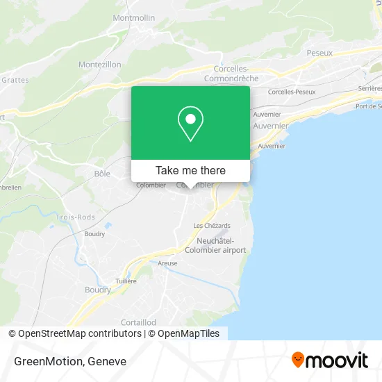 GreenMotion map