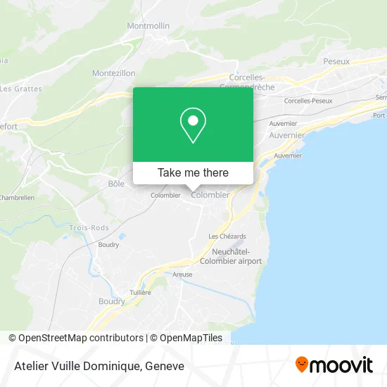 Atelier Vuille Dominique map