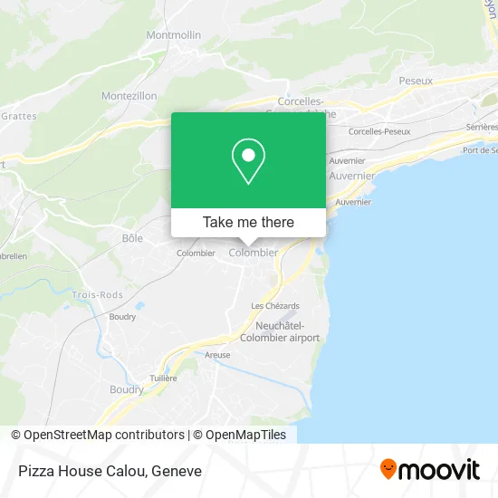 Pizza House Calou map