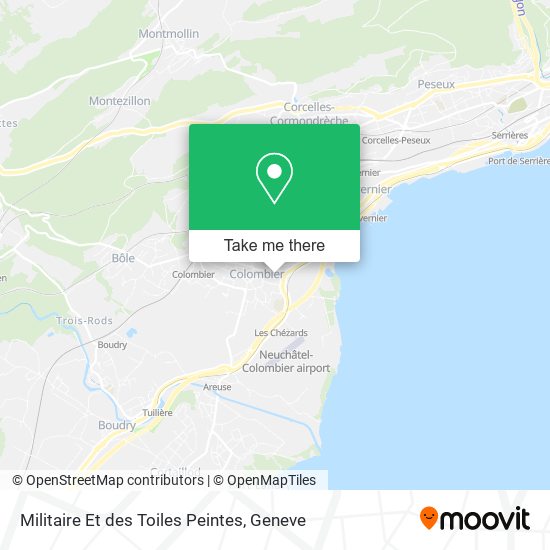Militaire Et des Toiles Peintes map