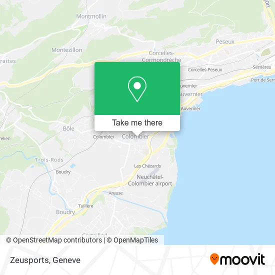 Zeusports map
