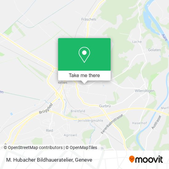 M. Hubacher Bildhaueratelier map