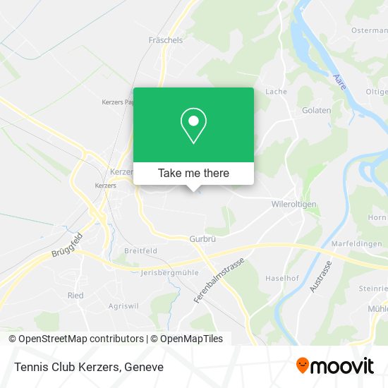Tennis Club Kerzers map