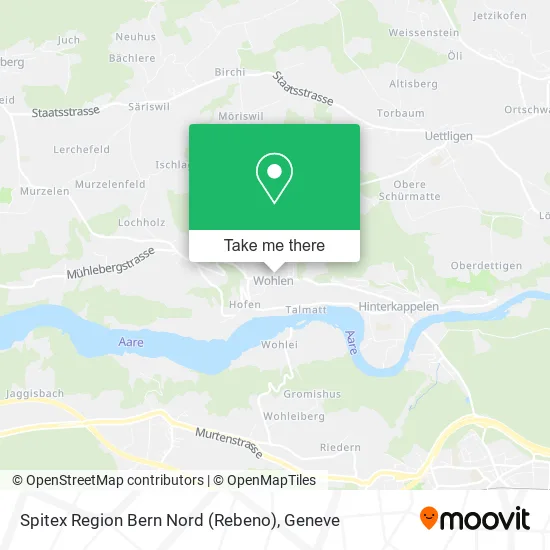 Spitex Region Bern Nord (Rebeno) map