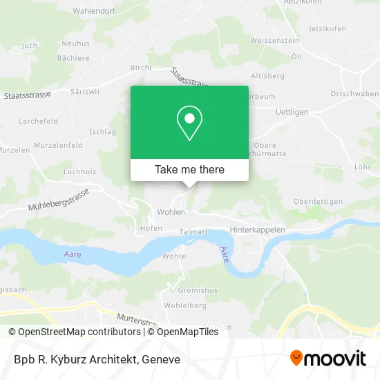 Bpb R. Kyburz Architekt map