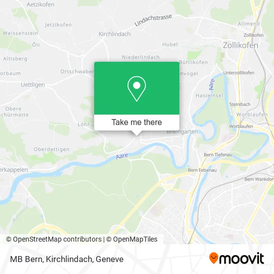 MB Bern, Kirchlindach map