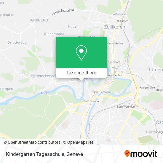 Kindergarten Tagesschule map