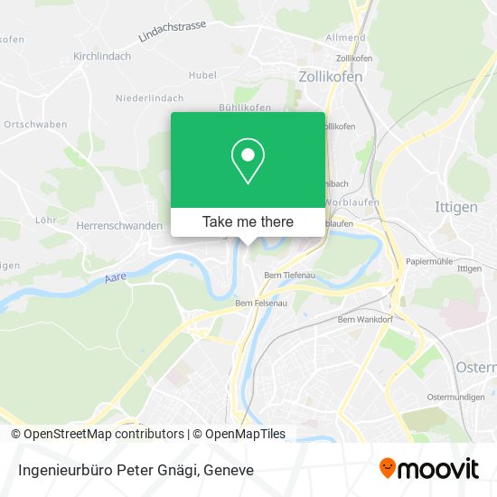 Ingenieurbüro Peter Gnägi map