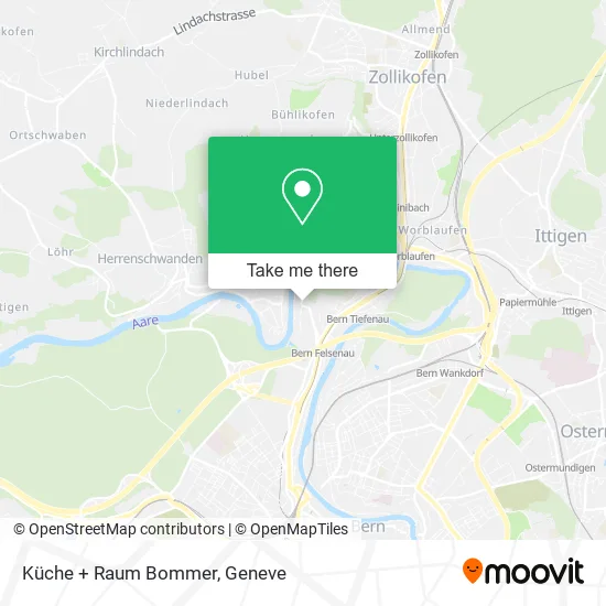 Küche + Raum Bommer map