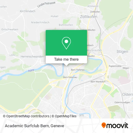 Academic Surfclub Bern map