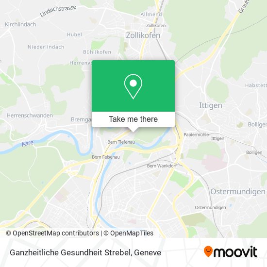 Ganzheitliche Gesundheit Strebel map