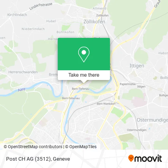 Post CH AG (3512) map