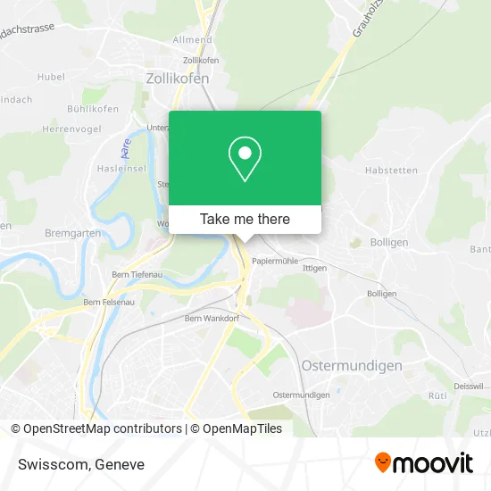 Swisscom map