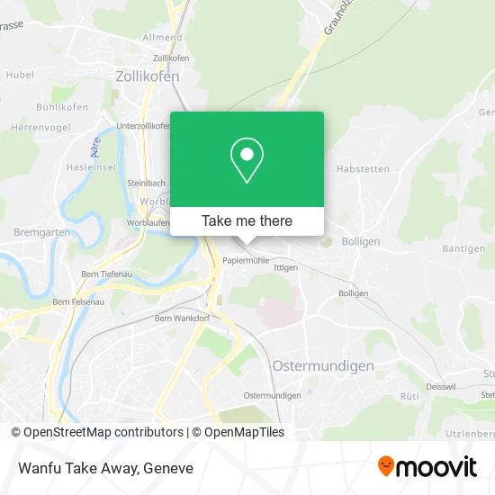 Wanfu Take Away map