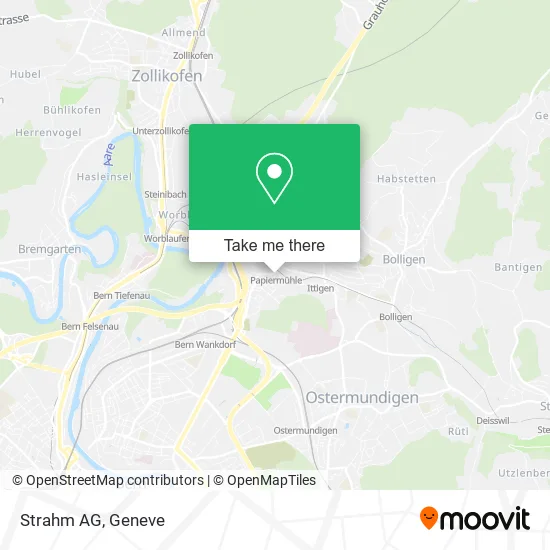 Strahm AG map