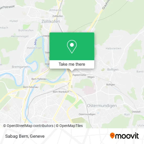Sabag Bern map