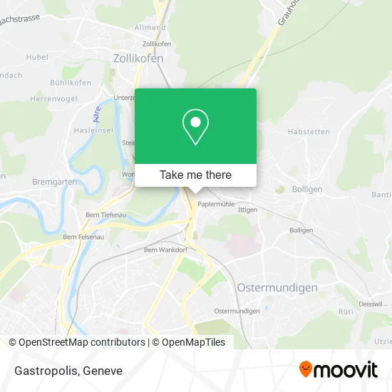 Gastropolis map