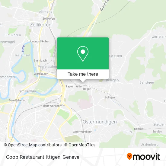 Coop Restaurant Ittigen map