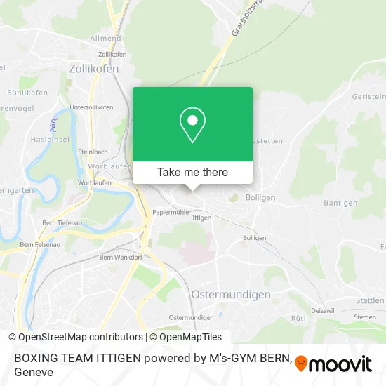 BOXING TEAM ITTIGEN powered by M's-GYM BERN map