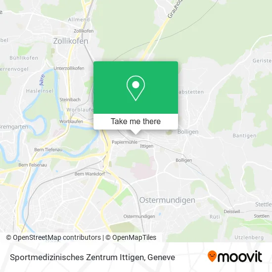Sportmedizinisches Zentrum Ittigen map