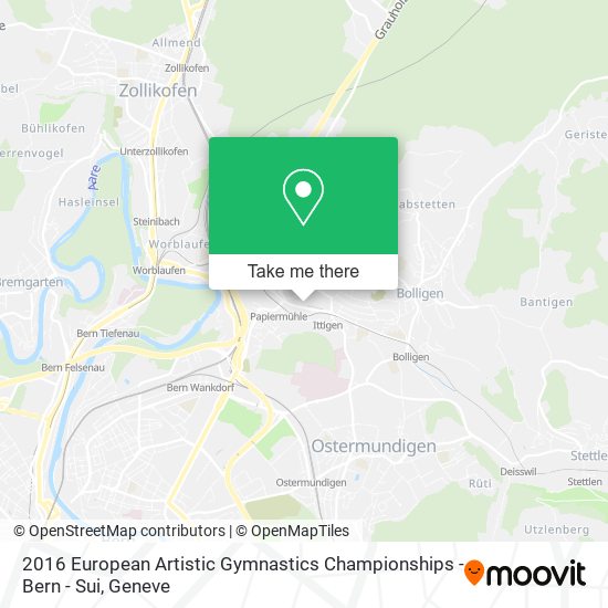 2016 European Artistic Gymnastics Championships - Bern - Sui Karte