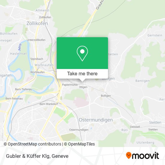 Gubler & Küffer Klg map