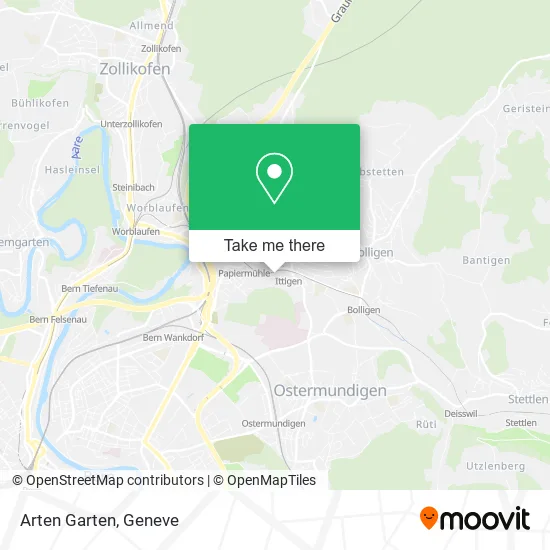 Arten Garten map