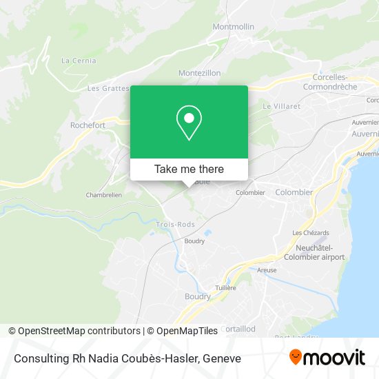 Consulting Rh Nadia Coubès-Hasler map