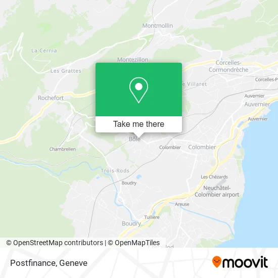 Postfinance map