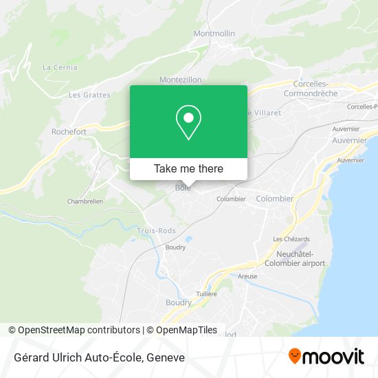 Gérard Ulrich Auto-École map