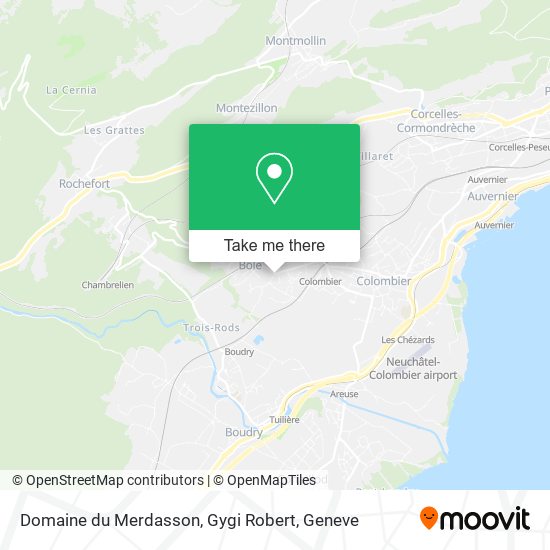 Domaine du Merdasson, Gygi Robert map