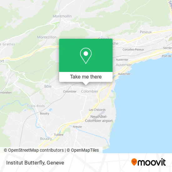 Institut Butterfly map