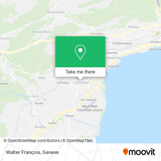 Walter François map