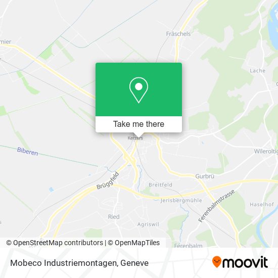 Mobeco Industriemontagen map