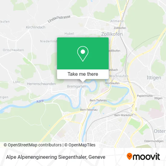 Alpe Alpenengineering Siegenthaler map